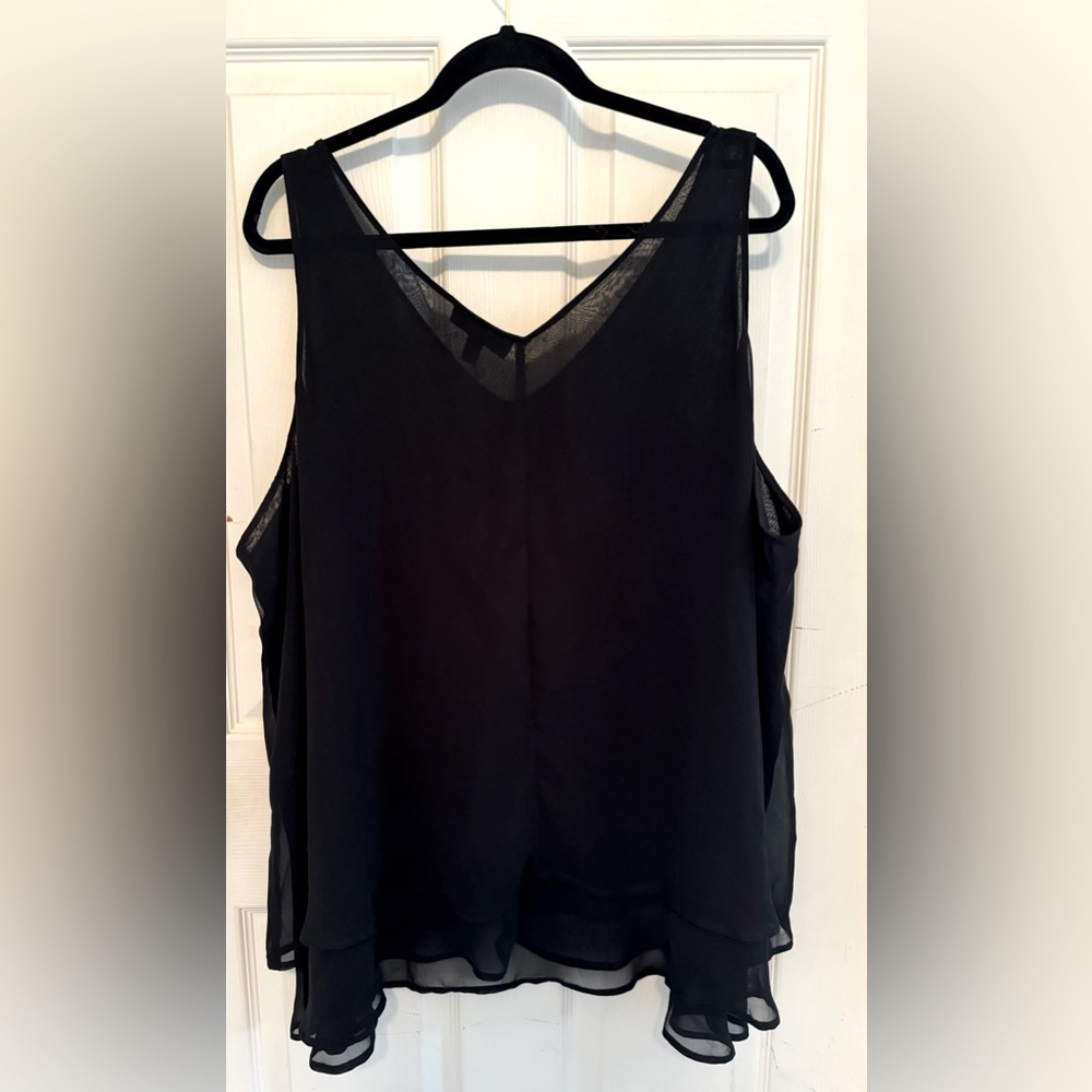 Lane Bryant plus size 24  Lane Essentials Double-Layer Max Swing Tank Pre-owned